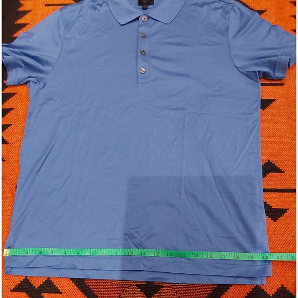 Banana Republic Cerulean Blue Dress Polo. Size Large - Picture 7 of 11